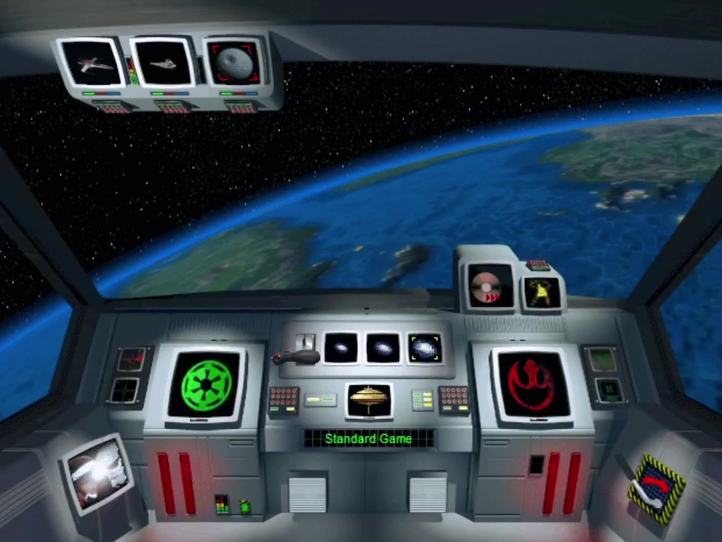 Star Wars Rebellion main menu